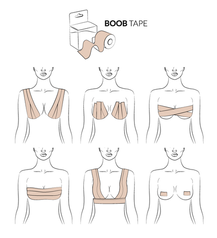 Comment utiliser le Boob Tape pour vos tenues dos nu et décolletées ?