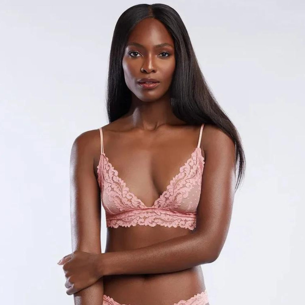 Soutien Gorge Dentelle Rose Pale