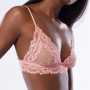 Soutien Gorge Dentelle Rose Pale