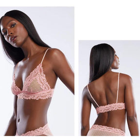 Soutien Gorge Dentelle Rose Pale