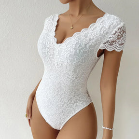 Body Dentelle Blanc