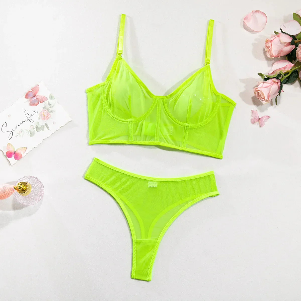 Ensemble Lingerie Fluo