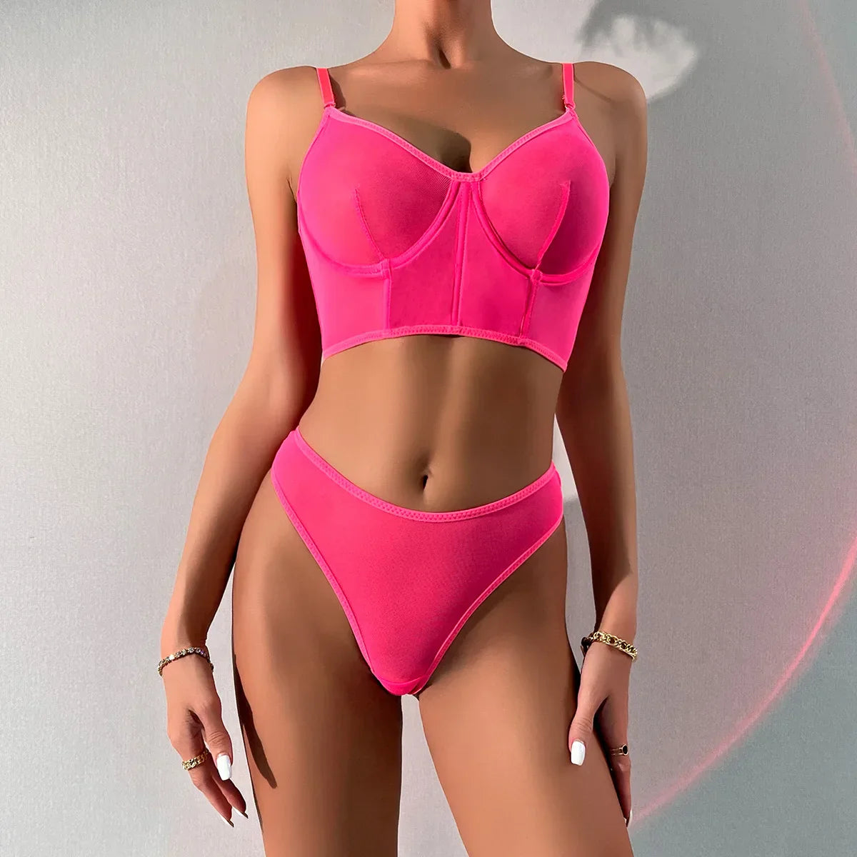 Ensemble Lingerie Fluo