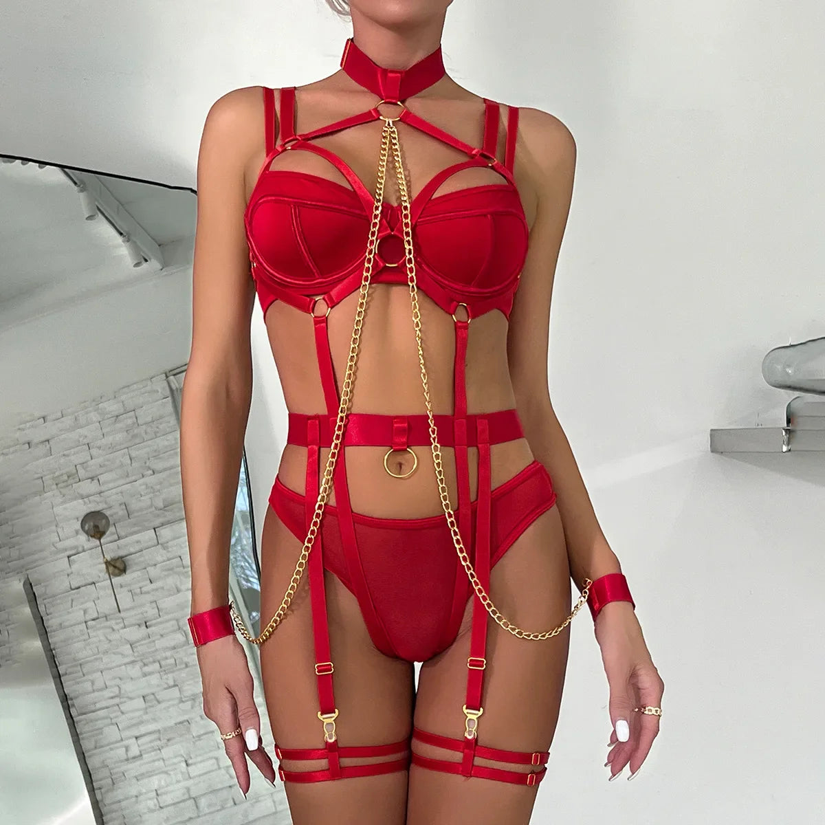 Ensemble Lingerie Harnais