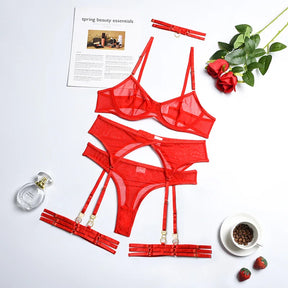 Ensemble Lingerie Rouge