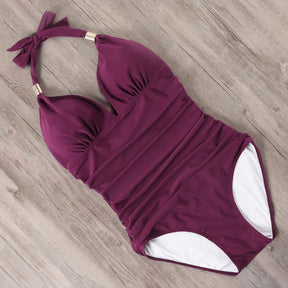 Maillot De Bain 1 Pièce Avec Soutien Gorge Intégré