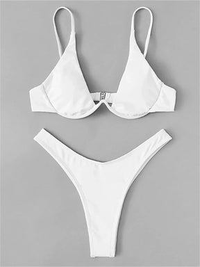 Maillot De Bain 2 Pieces Avec Armatures