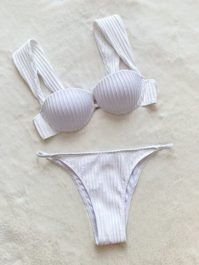 Maillot De Bain Cotelé