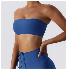 Soutien Gorge Bandeau Bleu Marine