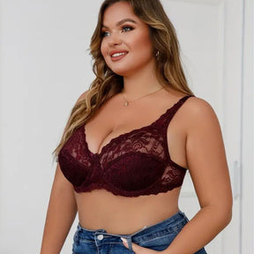 Soutien Gorge Bordeaux Dentelle