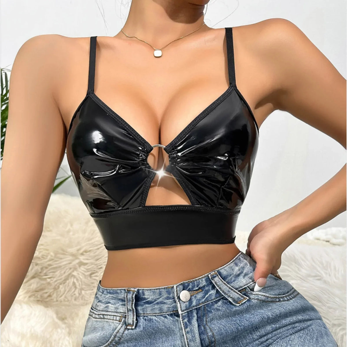 Soutien Gorge en Cuir