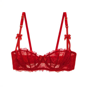 Soutien Gorge Rouge Dentelle